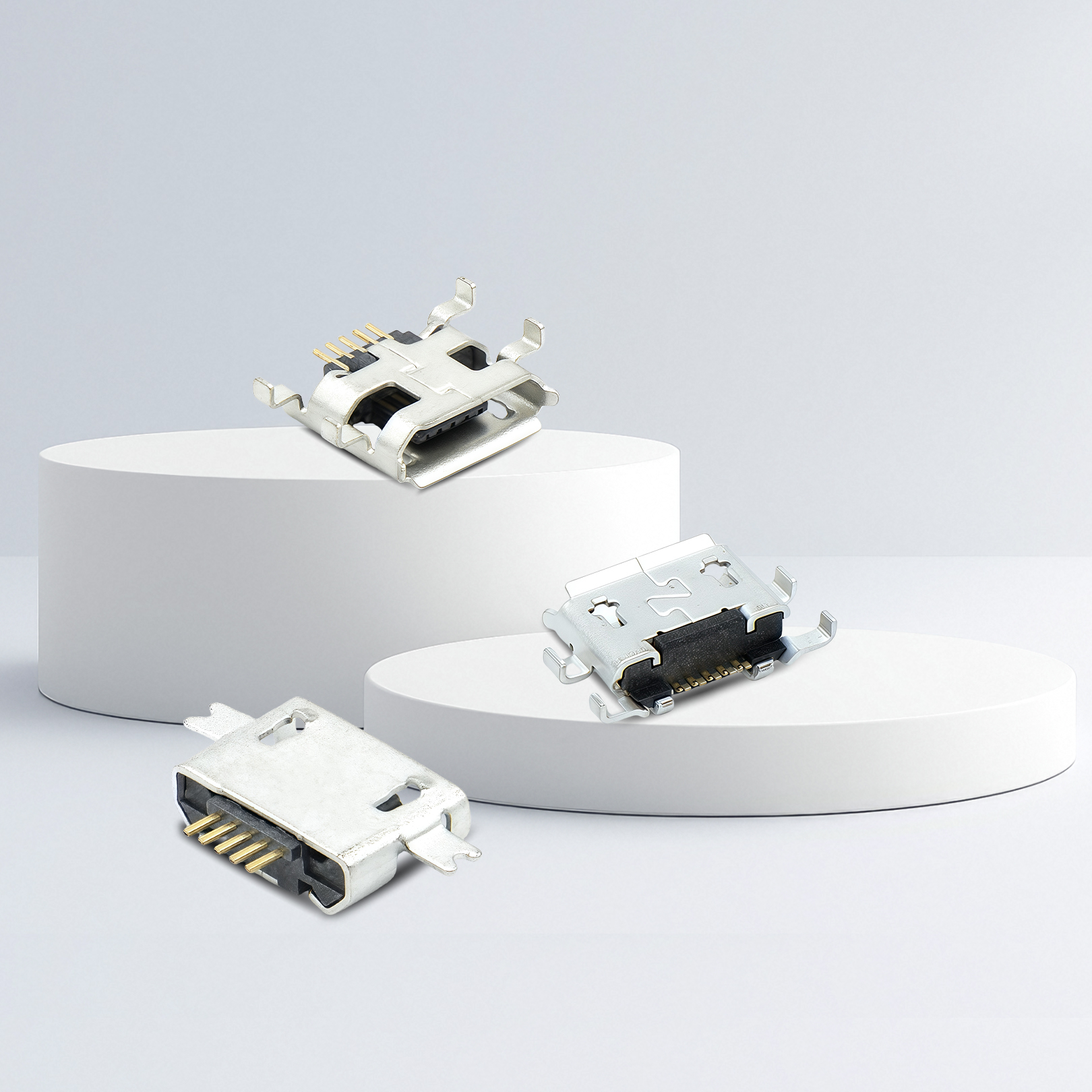 Micro USB 沉板式